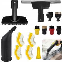 14x DUŻY ZESTAW DO PAROWNIC KARCHER SC1 2 3 4 ściereczki szczoteczki dysza