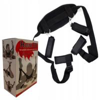РЕМНИ С НАРУЧНИКАМИ ЗА РУКИ И НОГИ, МОЩНАЯ УПРЯЖЬ