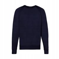 BLUZA FRUIT OF THE LOOM RAGLAN LIGHT deep navy