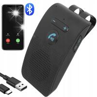 BEZPRZEWODOWY GŁOŚNOMÓWIĄCY DO AUTA 10H ROZMÓW HD DŹWIĘK KLIPS W ZESTAWIE