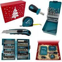 Makita zestaw na prezent świąteczny adwent BITY WIERTŁA METRÓWKA WKRĘTAK