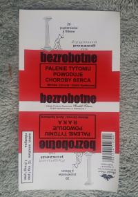 STARE OPAKOWANIE (ETYKIETA) PO PAPIEROSACH 
