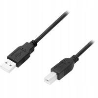 Kabel USB Prolech do drukarki A-B 1,5m 5474