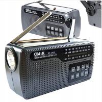 Radio przenośne Moobilly z zasilaniem sieciowo-bateryjnym AM FM SW
