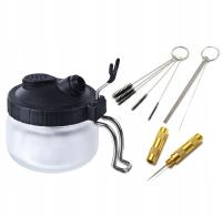 Pojemnik do czyszczenia aerografu zestaw pojemnik/wyciory/igła