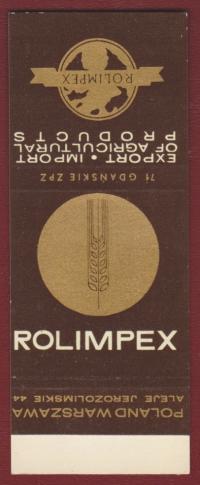 Warszawa Rolimpex ZPZ Gdańsk 1971 filumenistyka