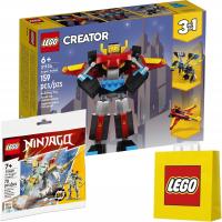 LEGO Creator 3w1 Super Robot 31124 Torba LEGO Saszetka 30649