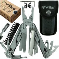 Мультитул карманный нож Многофункциональный набор из нержавеющей стали выживания стальной чехол биты