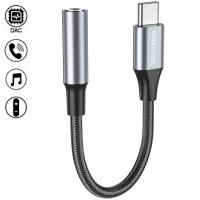 ADAPTER KONWERTER PRZEJŚCIÓWKA USB TYP TYPU C USB-C TYPE-C AUX DO SŁUCHAWEK