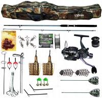 DZWONKI + WĘDKA + POKROWIEC + SPRZĘT NA GRUNT I NA ŻYWCA + GRATIS PODRYWKA.