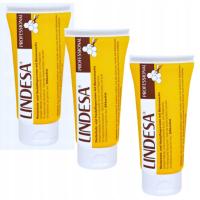 LINDESA - 100 ml - krem do rąk z woskiem pszczelim - zestaw 3 sztuki