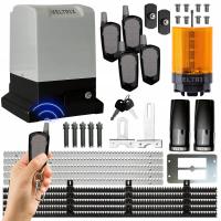 Napęd bramy PRZESUWNEJ ZESTAW 2000kg + 4 piloty + lampa LED