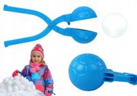 Śnieżkomat Maszynka do Kulek Śnieżnych Wzór Piłki Niebieski 35cmx 7cm x 7cm