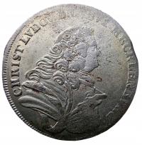 NumisMATI D465 8 gute groschen 1754 Bernburg Krystian Ludwik II duże srebro