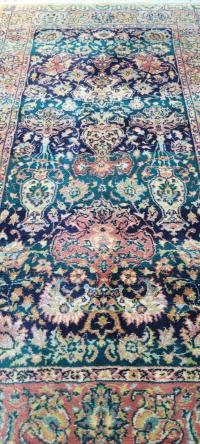 -70%SZCZEGÓŁOWY FLORALNY SALONOWY PERSKI DYWAN WEŁNA 84/170cm