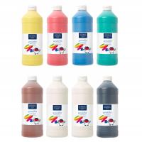 FARBY PLAKATOWE dla dzieci - Lefranc & Bourgeois - 8 kolorów x 1l