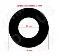 Uszczelka spłuczki dolnopłuka zaworu nr 10 K-ce