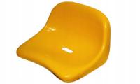 Siedzisko stadionowe krzesełko z oparciem żółte