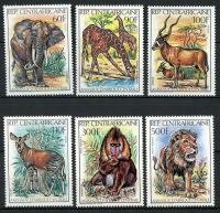 Republika Środkowoafrykańska** Mi. 812-17 Zwierzęta 14€