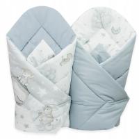 BECIK ДЕТСКИЙ РОЖОК ХЛОПОК ДВУСТОРОННИЙ УЗОРЫ!