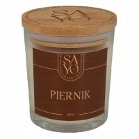 PIERNIK SOJOWA ŚWIECA PREZENT KORZENNA ŚWIECZKA ZAPACHOWA PIERNIKOWA 190G