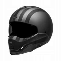 Модульный шлем BELL BROOZER FREE RIDE матовый черный серый серый коврик размер M