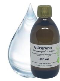 GLICERYNA ROŚLINNA FARMACEUTYCZNA 99,7 Ph. Eur. SZKLANA BUTELKA 300 ML