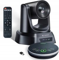 TONGVEO Kamera do wideokonferencji z mikrofonem 3x1080p 60 kl/s USB/HDMI