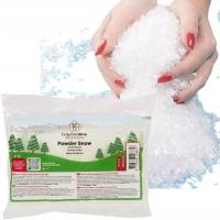 SZTUCZNY ŚNIEG W PROSZKU 1 L SYPKI DROBNY PŁATKI DO DEKORACJI ŚWIĄTECZNYCH