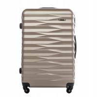 Маленький дорожный чемодан VEZZE с ABS - U Zebra Gold