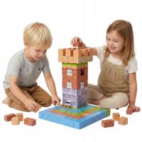 KLOCKI MAGNETYCZNE MINECRAFT BLOCZKI SZEŚCIANY MOCNE FARMA NA PREZENT 102EL