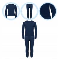Komplet bielizny termoaktywnej dziecięcej WOOLCANO Merino 100% SET0683 11-1