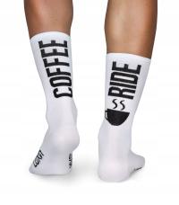 Skarpety Kolarskie LUXA Coffee Ride Biały