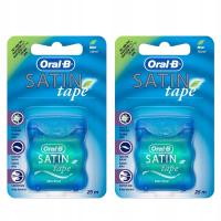 2x Oral-B Satin Tape nić dentystyczna 25 m