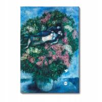 Марк Шагал, любовники в сирени, 88x130