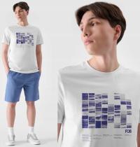 Мужская футболка с круглым вырезом 4F