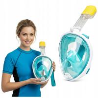 ДЕТСКАЯ МАСКА ДЛЯ ПОДВОДНОГО ПЛАВАНИЯ С ПОЛНЫМ ЛИЦОМ ДЛЯ ПОДВОДНОГО ПЛАВАНИЯ S/M НЕ ИСПАРЯЕТСЯ