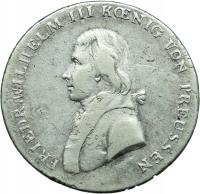 Prusy, Talar 1802 A, Fryderyk Wilhelm III, Wrocław, st. 3