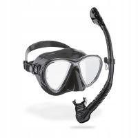 Zestaw maska + fajka Cressi Big Eyes Evolution Alpha UD czarny