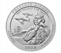 25 cent (2021) Parki USA - Tuskegee Airmen National Historic Site Mennica D
