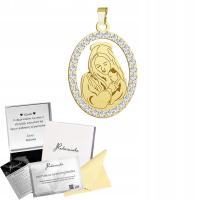 Золотой медальон с Богоматери серебро 925 подарок ювелирные изделия гравер злотый