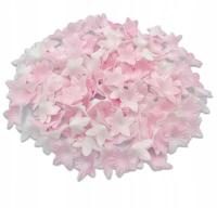 Вафельные цветы мини цветы 50 шт розовые прекрасные цветы украшение торта
