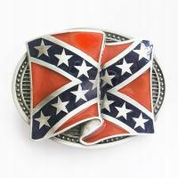 Rebel flaga konfederacji klamra kopla do pasa