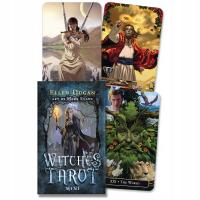 KARTY DO GRY TAROTA ZESTAW KART THE WITCHES TAROT MINI 76x43 mm LLEWELLYN