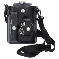 PIERSIÓWKA METALOWA 270ML W ETUI + KIELISZEK SKŁADANY SCYZORYK