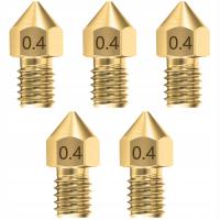 Набор 5 x MK8 0.4 латунь ENDER 3 Pro V2 сопла