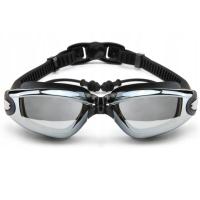 Okulary do pływania MIRROR na basen okularki UV Anti-Fog SZYBKIE ZAPIĘCIE