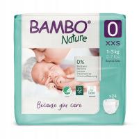 Bambo Nature: одноразовые подгузники Premature 0 XXS
