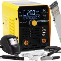 Spawarka elektrodowa Synergia Magnum VIP LCD MMA TIG Lift 200A VRD zestaw