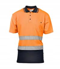 Koszulka polo Brixton flash pomarańczowa - rozmiar XXL